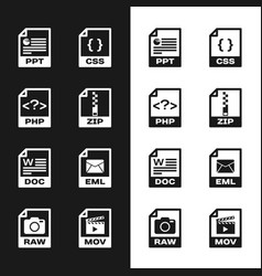 Set Zip File Document Php Ppt Css Doc And Eml