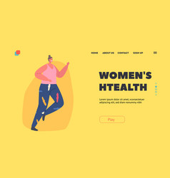 Women Health Landing Page Template Overweight