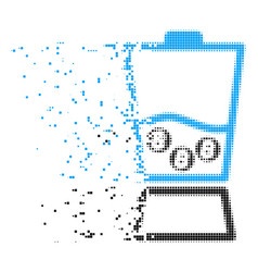 Bitcoin Blender Fragmented Pixel Icon