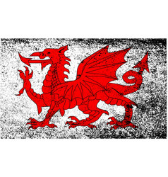 Welsh Dragon Grunge