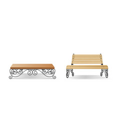 Wooden Bench Or Park Chair Garden Wood Seats