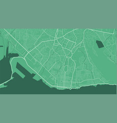 Green Kingston City Area Background Map Streets