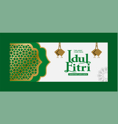 Idul Fitri Banner Template Concept Design