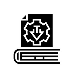 Content Updates Technical Writer Glyph Icon