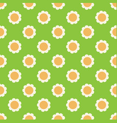 Simple Seamless Pattern Chamomile Background Eps10