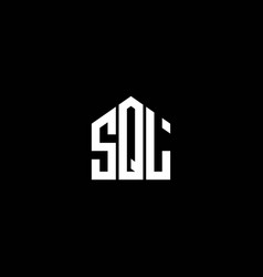 Sql Letter Logo Design On Black Background