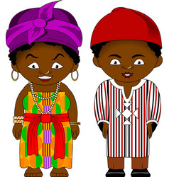 Cheerful African Couple From Ghana