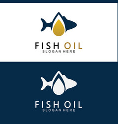 Fish Oil Logo Template