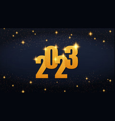 Happy New Year 2023 Text Typography Design