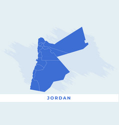 National Map Of Jordan