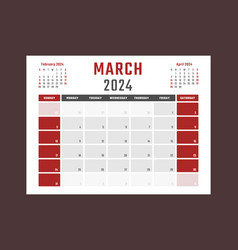 Calendar For March 2024 Starts Sunday