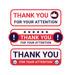 Thank You Your Attention Sign