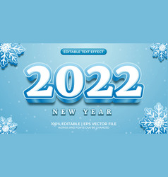 2022 Years - Editable Text Effect Font Style