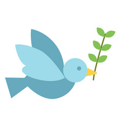 Dove With Olive Branch Icon