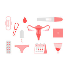 Menstrual Period And Female Hygiene Tools