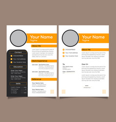 Modern Resume Cv And Cover Letter Template