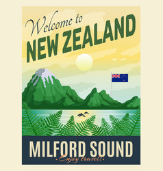 Visit Milford Sound Poster