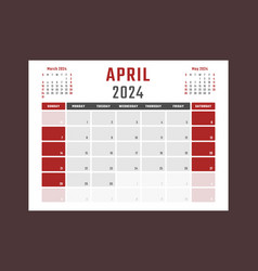 Calendar For April 2024 Starts Sunday