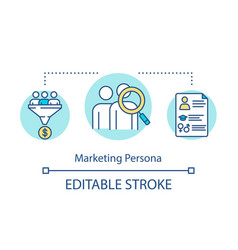 Marketing Persona Concept Icon