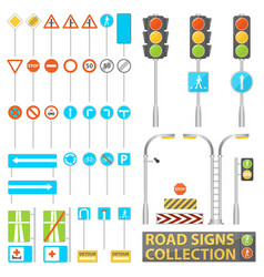 Mega Collection Road Signs Road Elements