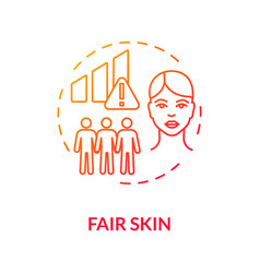 Fair Skin Concept Icon