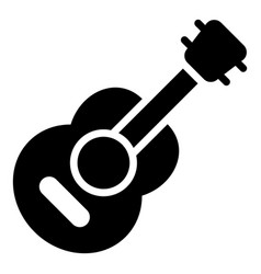 Guitar Melody Musical Black Icon