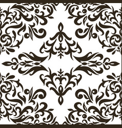 Vintage Seamless Pattern Damask Stencil