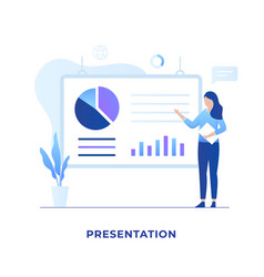 Business Women Presentation Concept