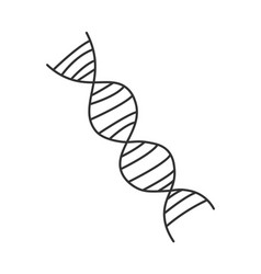 Deoxyribonucleic Acid Molecule Flat Icon