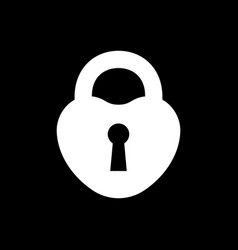 Lock Icon Stencil Clipart