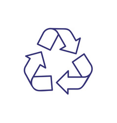 Recycled Line Icon