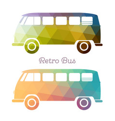 Retro Multicolor Bus