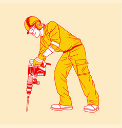 Simple Cartoon Of A Construction Worker 2