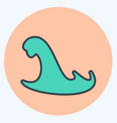 Storm Surge Icon In Trendy Color Mate Style