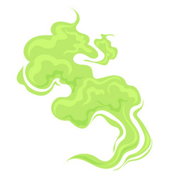 Green Steam Cartoon Stinky Cloud Toxic Smell