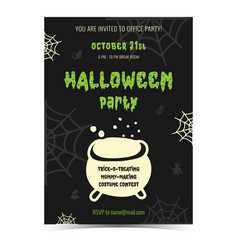 Halloween Office Party Flyer