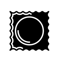 Ravioli Pasta Glyph Icon