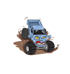 Ugly Monster Truck Jumping Car