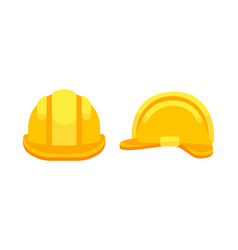 Safety Yellow Construction Helmet Plastic