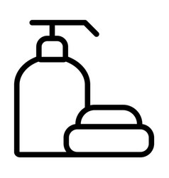 Liquid Soap Thick Line Icon