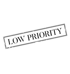 Low Priority Rubber Stamp