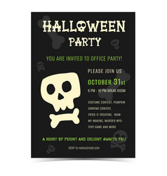 Halloween Office Party Flyer