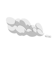 Cartoon Dust Cloud Comic Cloud Shape Steam Wind