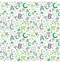 Green And Grey Abc Letter Background Seamless