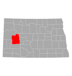 Map Dunn In North Dakota