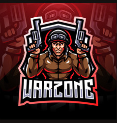 Warzone Esport Mascot Logo