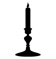 Candlestick Low With A Candle In A Black