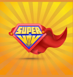 Super Mom Supermom Logo Mother Day Concept