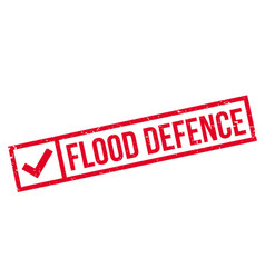 Flood Defence Rubber Stamp