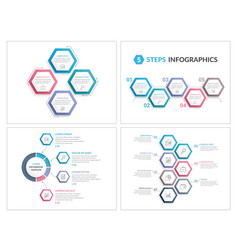 Infographic Templates With Hexagons